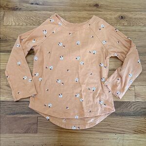 Cat & Jack Floral Long Sleeve Top 4T